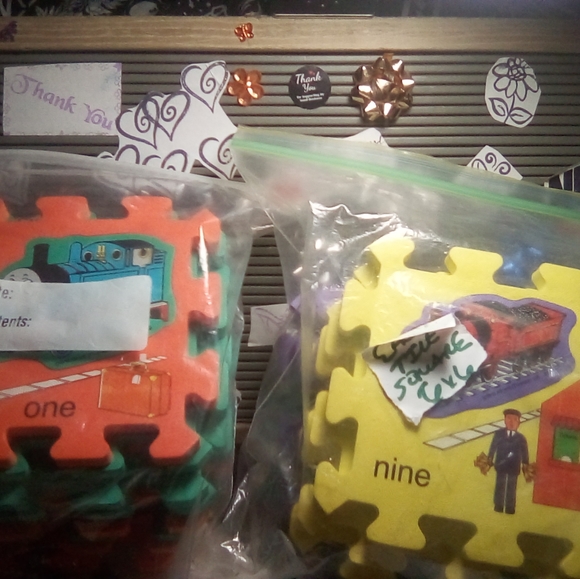 3 FOR $15 STYROFOAM BLOCKS THOMAS THE TRAIN GREAT LEARNING EACH BLOCK IS 6X6. - Picture 4 of 5